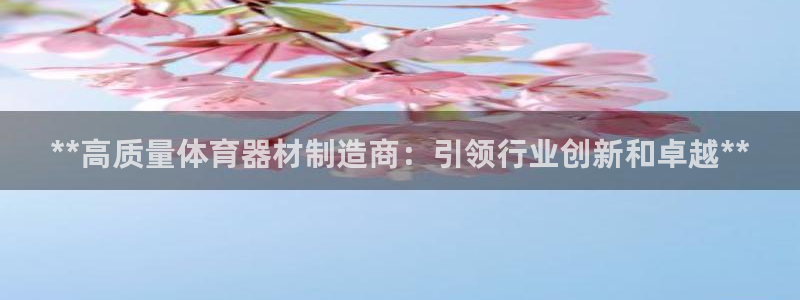 极悦平台官方网站入口链接下载：**高质量体育器材制造