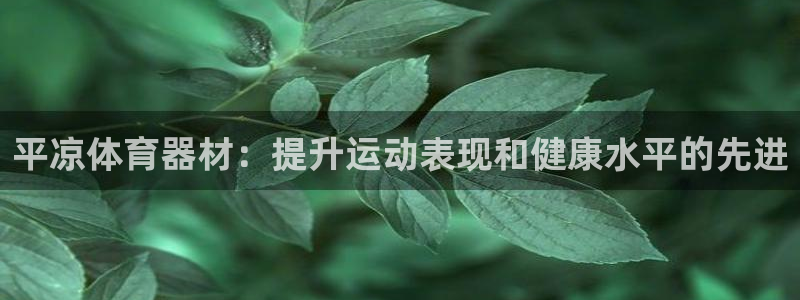 极悦官网登录入口网址：平凉体育器材：提升运动表现和健