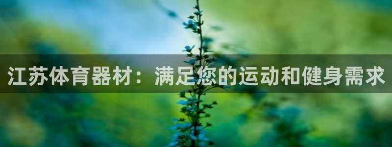 极悦娱乐app官方版本更新内容在哪：江苏体育器材：满