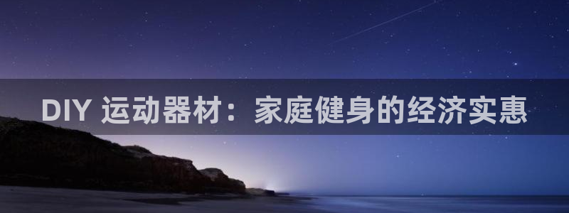 极悦平台登录方式有哪些：DIY 运动器材：家庭健身的