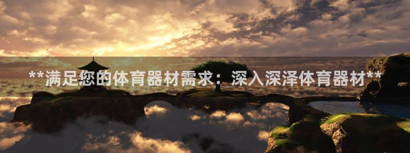 极悦官网旗舰店：**满足您的体育器材需求：深入深泽体