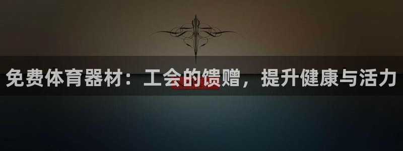 极悦注册：免费体育器材：工会的馈赠，提升健康与活力