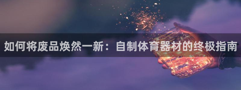 极悦生活家是什么平台：如何将废品焕然一新：自制体育器材的终极
